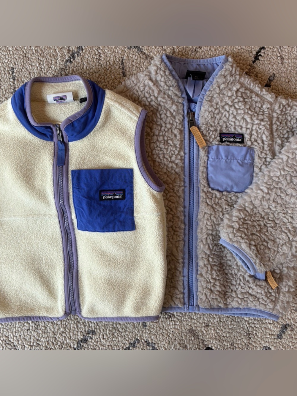 Patagonia kids fleece jacket and vest (2T )